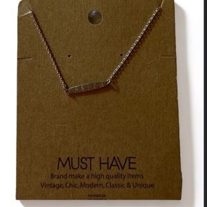 Must Have Faith Silver Necklace Size Approx 16" NWT